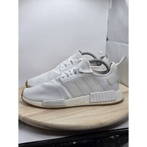 Mens Size 9 Adidas NMD R1 D96635 Sneakers Cloud White Gum Running Athletic Shoes